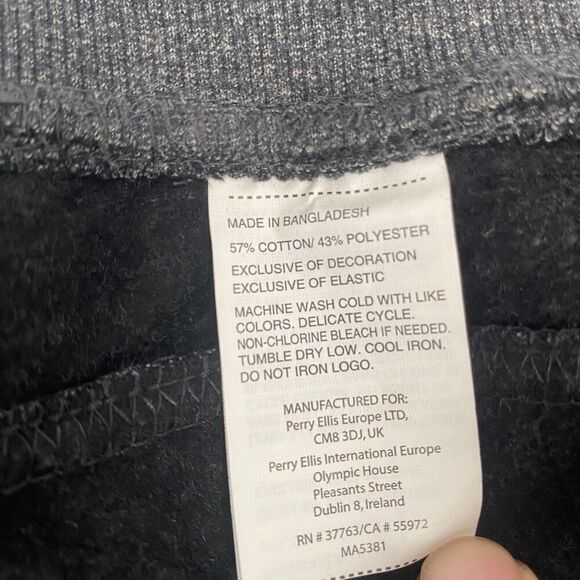 Mens Perry Ellis Sport Jogger Pants Caviar Heather Size XL UPF 50+ 3 Pockets New - Picture 10 of 15